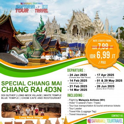 4D3N SPECIAL CHIANG MAI – CHIANG RAI